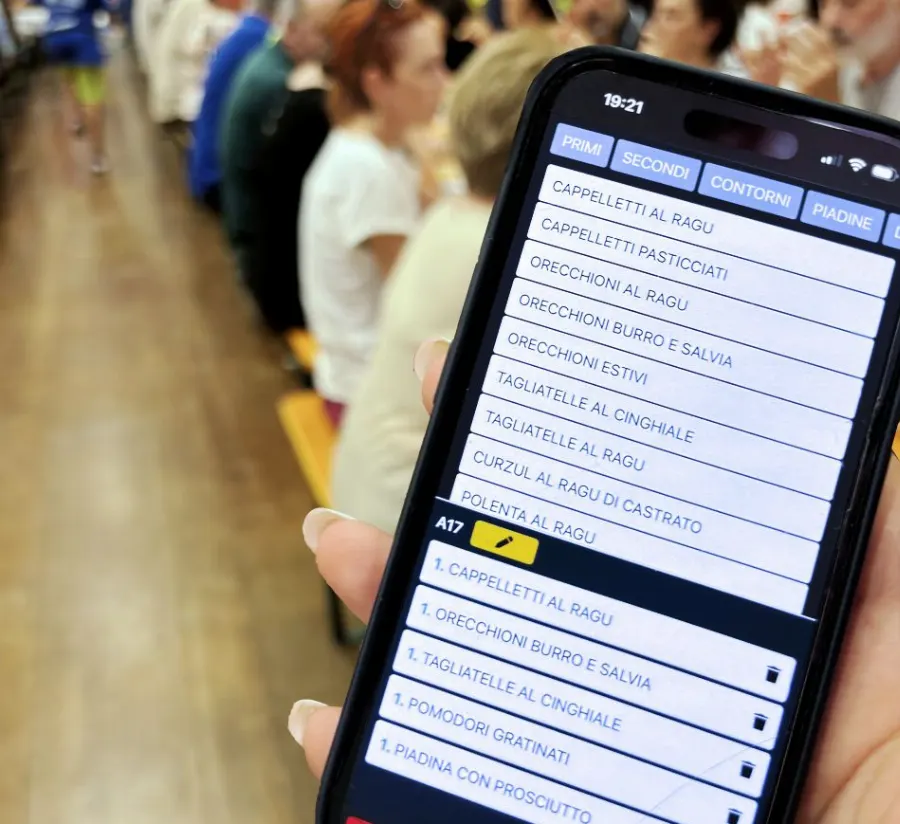 App GeniusMenu per i cassieri con l’ordine del tavolo A17